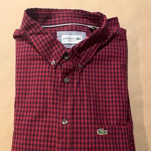 Lacoste long sleeve dress shirt
